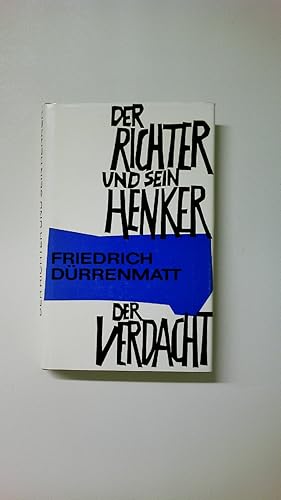 Bild des Verkufers fr DER RICHTER UND SEIN HENKER / DER VERDACHT. Kriminalroman zum Verkauf von Butterfly Books GmbH & Co. KG