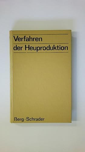 Seller image for VERFAHREN DER HEUPRODUKTION. for sale by Butterfly Books GmbH & Co. KG