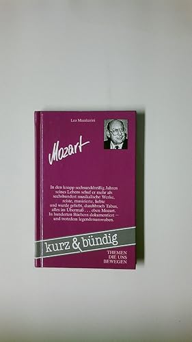 Bild des Verkufers fr MOZART. zum Verkauf von Butterfly Books GmbH & Co. KG