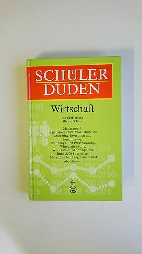 Bild des Verkufers fr SCHLERDUDEN, DIE WIRTSCHAFT. zum Verkauf von Butterfly Books GmbH & Co. KG