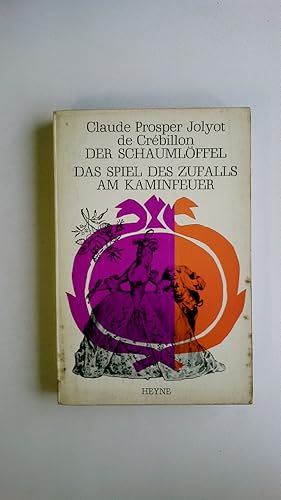 Bild des Verkufers fr DER SCHAUMLFFEL ODER TANZAI UND NEADARNE, DAS SPIEL DES ZUFALLS AM KAMINFEUER, AUS DEM FRANZSISCHEN VON N.N.,. zum Verkauf von Butterfly Books GmbH & Co. KG