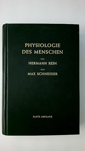 Seller image for EINFHRUNG IN DIE PHYSIOLOGIE DES MENSCHEN. for sale by Butterfly Books GmbH & Co. KG