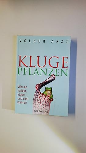 Bild des Verkufers fr KLUGE PFLANZEN. wie sie locken, lgen und sich wehren zum Verkauf von Butterfly Books GmbH & Co. KG