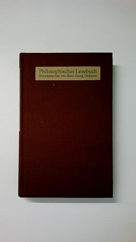 Imagen del vendedor de PHILOSOPHISCHES LESEBUCH I. a la venta por Butterfly Books GmbH & Co. KG