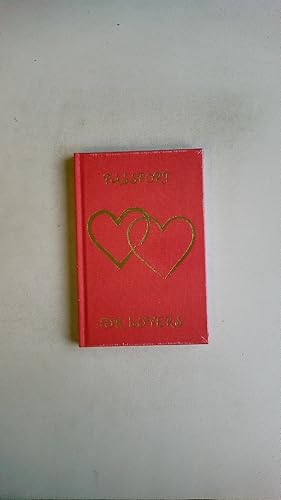 PASSPORT JOURNAL FOR LOVERS.