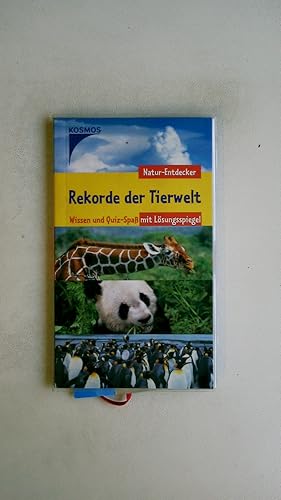 Bild des Verkufers fr REKORDE DER TIERWELT. Wissen und Quiz-Spa mit Lsungsspiegel zum Verkauf von Butterfly Books GmbH & Co. KG