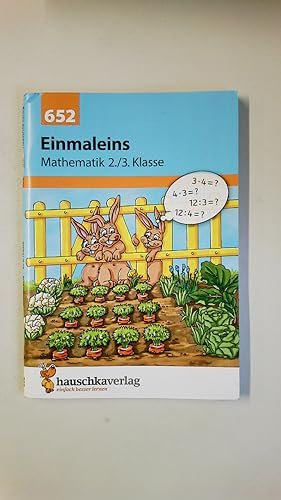 Imagen del vendedor de MATHE 2. 3. KLASSE BUNGSHEFT - EINMALEINS DAS KLEINE 1X1, ZAHLENRTSEL, RECHNEN BEN. WIE IM UNTERRICHT ERKLRUNGEN MIT BUNGEN UND LSUNGEN FORDER- UND FRDERHEFTE, BAND 652. a la venta por Butterfly Books GmbH & Co. KG