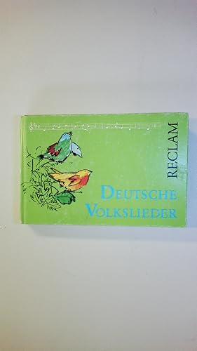 Seller image for DEUTSCHE VOLKSLIEDER. 168 Volkslieder u. volkstml. Lieder for sale by Butterfly Books GmbH & Co. KG