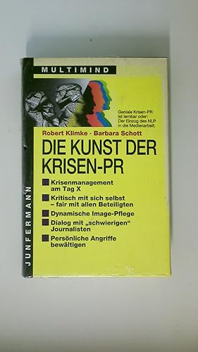 Bild des Verkufers fr DIE KUNST DER KRISEN-PR. zum Verkauf von Butterfly Books GmbH & Co. KG