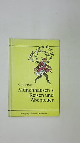 Bild des Verkufers fr MNCHHAUSEN S REISEN UND ABENTEUER. zum Verkauf von Butterfly Books GmbH & Co. KG