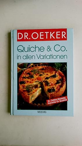 Bild des Verkufers fr QUICHE & CO. IN ALLEN VARIATIONEN. zum Verkauf von Butterfly Books GmbH & Co. KG