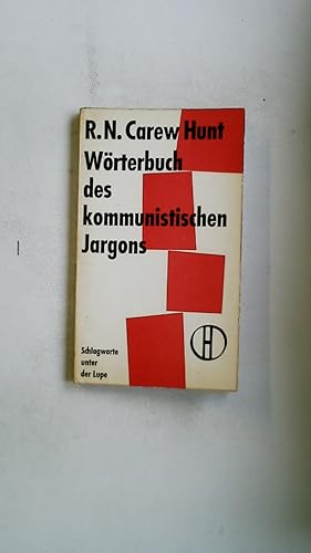 Seller image for WRTERBUCH DES KOMMUNISTISCHEN JARGONS BAND 35. for sale by Butterfly Books GmbH & Co. KG