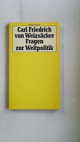 Bild des Verkufers fr FRAGEN ZUR WELTPOLITIK. zum Verkauf von Butterfly Books GmbH & Co. KG