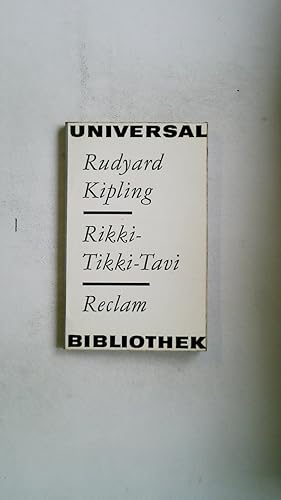 Bild des Verkufers fr RIKKI-TIKKI-TAVI BAND 285. Erzhlungen aus d. Dschungelbuch zum Verkauf von Butterfly Books GmbH & Co. KG