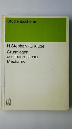 Bild des Verkufers fr GRUNDLAGEN DER THEORETISCHEN MECHANIK. zum Verkauf von Butterfly Books GmbH & Co. KG