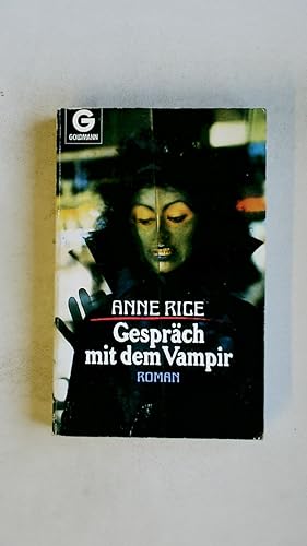 Bild des Verkufers fr GESPRCH MIT DEM VAMPIR. Roman zum Verkauf von Butterfly Books GmbH & Co. KG