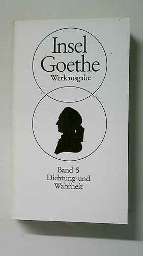 Bild des Verkufers fr GOETHE DICHTUNG UND WAHRHEIT 5. zum Verkauf von Butterfly Books GmbH & Co. KG