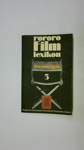 Seller image for RORORO-FILMLEXIKON 5 PERSONEN H-Q. for sale by Butterfly Books GmbH & Co. KG