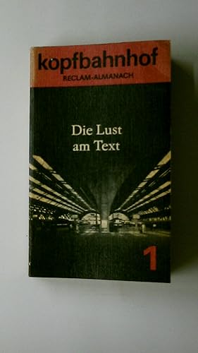 Imagen del vendedor de KOPFBAHNHOF. Die Lust am Text. Reclam-Almanach 1 a la venta por Butterfly Books GmbH & Co. KG