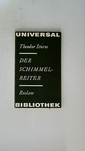 Bild des Verkufers fr DER SCHIMMELREITER. Novelle zum Verkauf von Butterfly Books GmbH & Co. KG