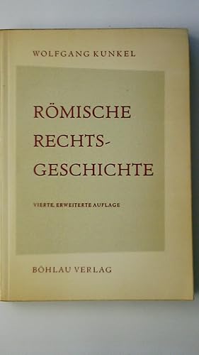 Seller image for RMISCHE RECHTSGESCHICHTE. for sale by Butterfly Books GmbH & Co. KG