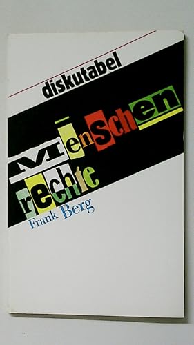 Bild des Verkufers fr MENSCHENRECHTE. der Autor im Gesprch mit Jrgen Weidlich zum Verkauf von Butterfly Books GmbH & Co. KG