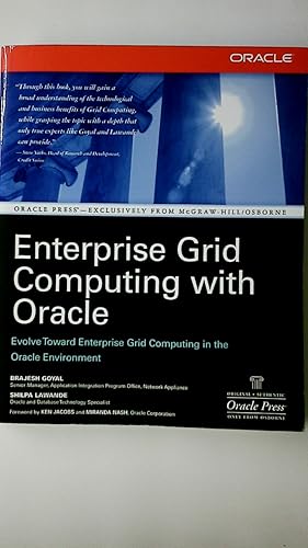 Seller image for ENTERPRISE GRID COMPUTING WITH ORACLE ORACLE PRESS. for sale by Butterfly Books GmbH & Co. KG