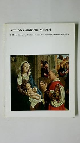 Bild des Verkufers fr ALTNIEDERLNDISCHE MALEREI. zum Verkauf von Butterfly Books GmbH & Co. KG