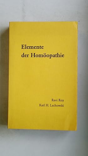 Seller image for ELEMENTE DER HOMOPATHIE. for sale by Butterfly Books GmbH & Co. KG