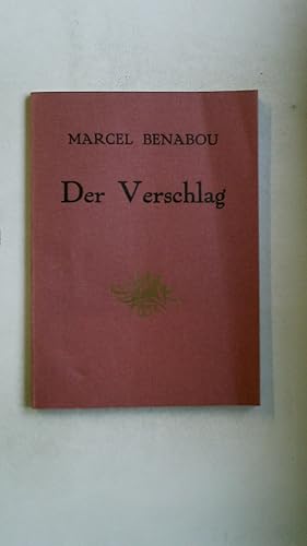 Bild des Verkufers fr DER VERSCHLAG. zum Verkauf von Butterfly Books GmbH & Co. KG