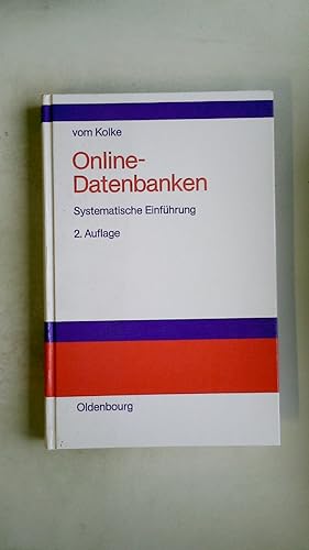 Imagen del vendedor de ONLINE-DATENBANKEN. systematische Einfhrung in die Nutzung elektronischer Fachinformation a la venta por Butterfly Books GmbH & Co. KG