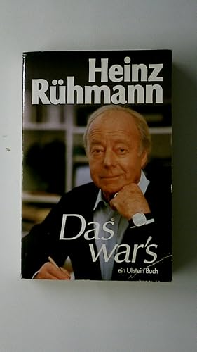 Seller image for DAS WAR S. Erinnerungen for sale by Butterfly Books GmbH & Co. KG