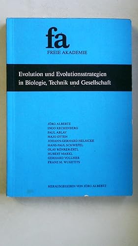 Bild des Verkufers fr EVOLUTION UND EVOLUTIONSSTRATEGIEN IN BIOLOGIE, TECHNIK UND GESELLSCHAFT BAND 9. zum Verkauf von Butterfly Books GmbH & Co. KG