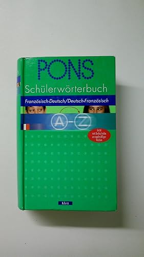 Image du vendeur pour PONS SCHLERWRTERBUCH. mis en vente par Butterfly Books GmbH & Co. KG
