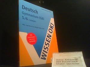 Bild des Verkufers fr Wissen ok!; Teil: Deutsch. Gymnasium (G8) / Schuljahr 5./6. / Von Claus Gigl zum Verkauf von Der Buchecker