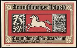 Immagine del venditore per Notgeld Braunschweig 1921, 75 Pfennig, Eulenspiegel als Arzt venduto da Bartko-Reher