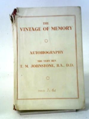 Imagen del vendedor de The Vintage Of Memory a la venta por World of Rare Books