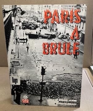 Bild des Verkufers fr Paris a brl zum Verkauf von librairie philippe arnaiz