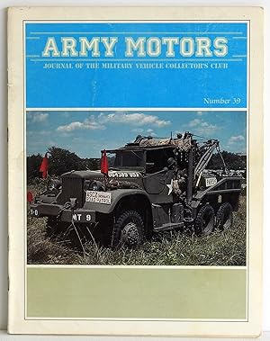 Bild des Verkufers fr Army Motors: Journal of the Military Vehicle Collector's Club Number 39 Winter 1987 zum Verkauf von Argyl Houser, Bookseller