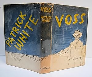 Immagine del venditore per VOSS. First Edition, First Impression Australian author Patrick White VOSS 1957 is considered one of White's most significant and influential works, and it won the prestigious Miles Franklin Award in the same year. The novel is set in the mid-19th century and explores themes of exploration, spirituality, and the clash of cultures. The story revolves around Johann Ulrich Voss, a German explorer who undertakes an expedition into the Australian outback in search of an inland sea. Voss is an enigmatic and complex character, driven by his thirst for knowledge and a desire to transcend the limitations of the human condition. He is depicted as an outsider, struggling to connect with others on a deeper level. As Voss embarks on his journey, he beco venduto da Marrins Bookshop