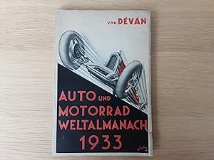 Automobile Und Motorrad Weltmanach 1933