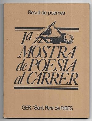 1ª Mostra de Poesia al Carrer. recull de poemes GER/ Sant Pere de Ribes 1980