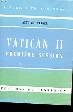 Seller image for Vatican ii premiere session for sale by Ammareal