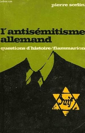 Imagen del vendedor de L'ANTISEMITISME ALLEMAND a la venta por Ammareal