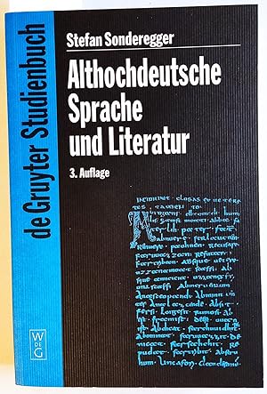 Seller image for Althochdeutsche Sprache und Literatur: Eine Einfhrung in das lteste Deutsch. Darstellung und Grammatik. for sale by Versandantiquariat Kerstin Daras