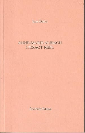 Seller image for Anne-Marie Albiach l'exact rel, for sale by L'Odeur du Book