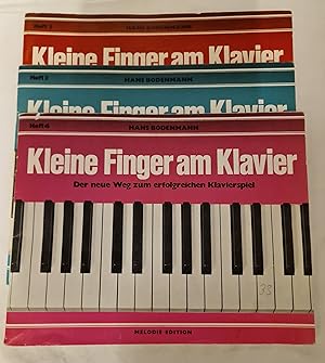 Bild des Verkufers fr 3 Hefte - Kleine Finger am Klavier. - Der neue Weg zum erfolgreichen Klavierspiel Heft 1, 2, 4 zum Verkauf von Antiquariat am Mnster Gisela Lowig