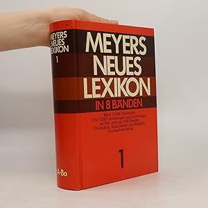 Bild des Verkufers fr Meyers neues Lexikon 1 zum Verkauf von Bookbot