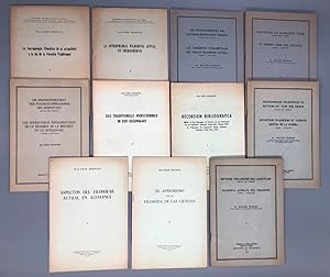 Konvolut Walther Brüning: 11 Erstausgaben aus der Reihe der Universidad de Cordoba.