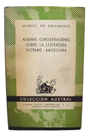 Algunas Consideraciones Sobre La Literatura Hispano Americana